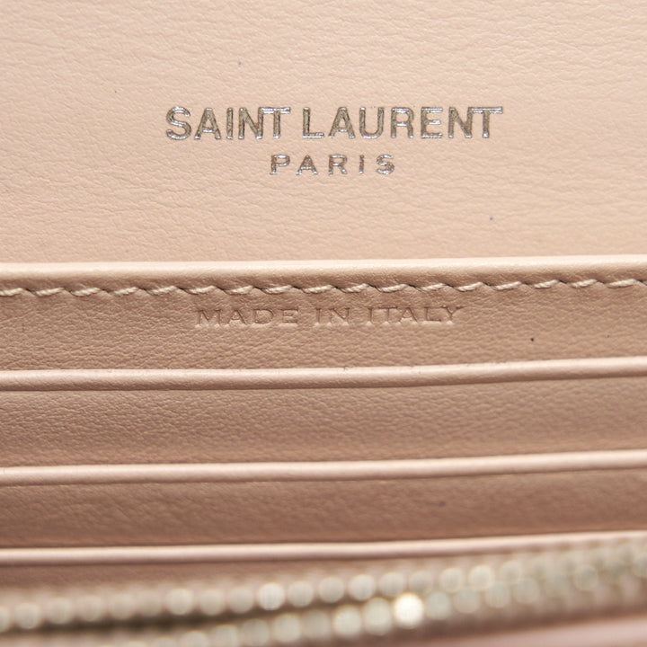 SAINT LAURENT /YSL Small Wallet on Chain PINK SHW