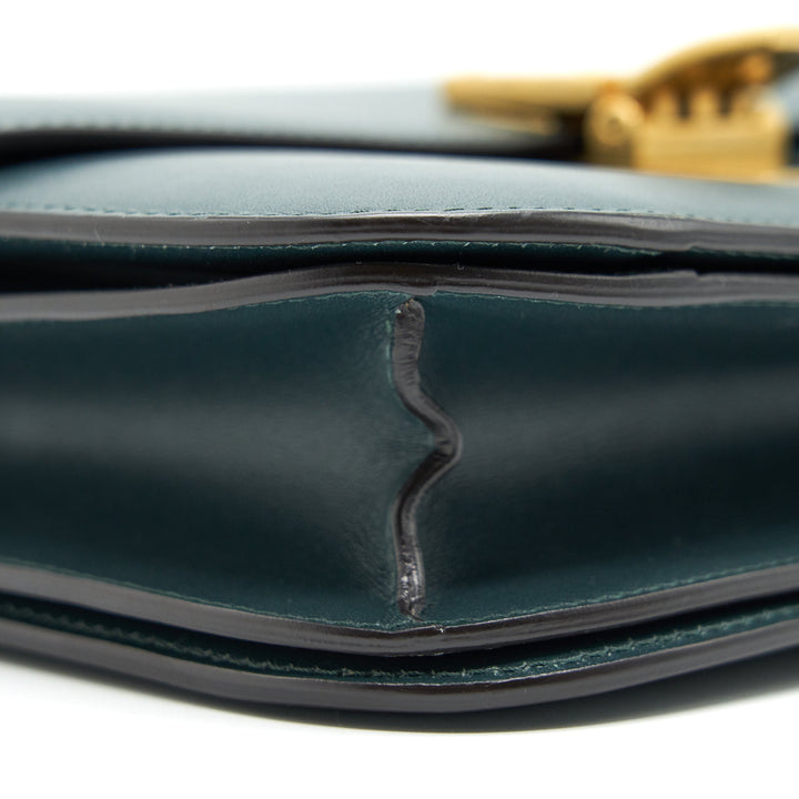 Top Quality Celine Box Amazon Green calfskin Leather