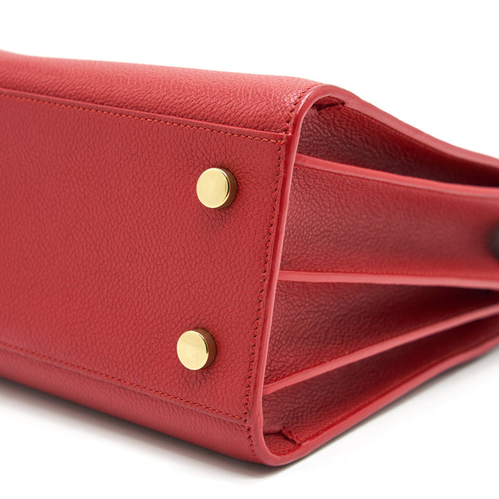 SAINT LAURENT SAC DE JOUR SMALL RED