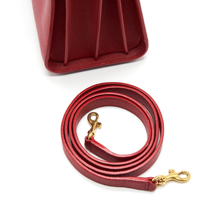 SAINT LAURENT SAC DE JOUR SMALL RED