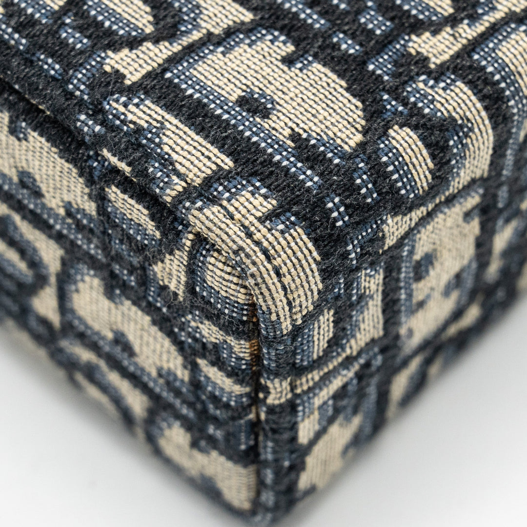 Top quality Dior 30 Montaigne Box Blue Oblique Jacquard