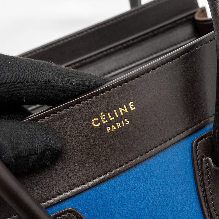 Celine Micro Luggage Bag Calfskin Multicolour