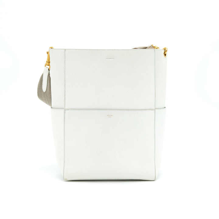 Top Quality Celine SANGLE BUCKET BAG IN WHITE