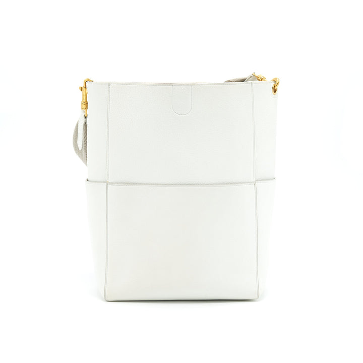 Top Quality Celine SANGLE BUCKET BAG IN WHITE