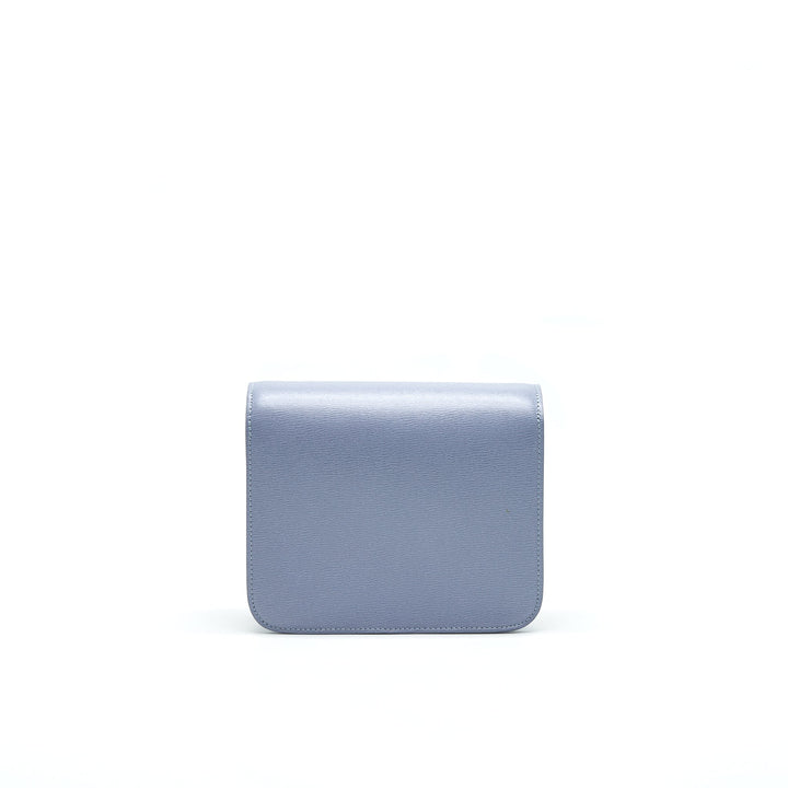 Top Quality Celine TEEN CLASSIC BAG IN CALFSKIN LIEGE ARCTIC BLUE