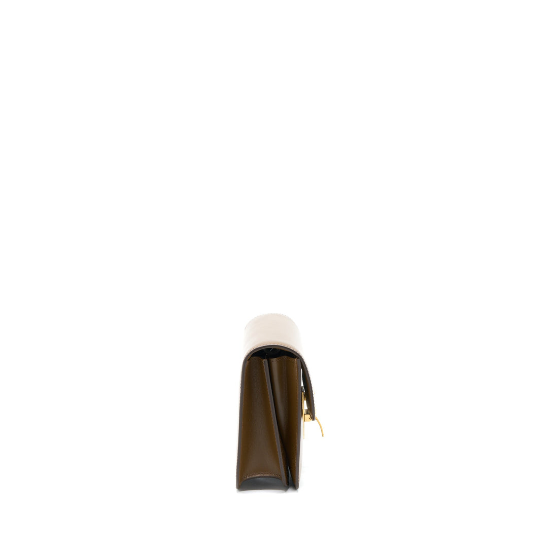 Top Quality Celine Teen Classic Bag in Box Calfskin Camel Brushed