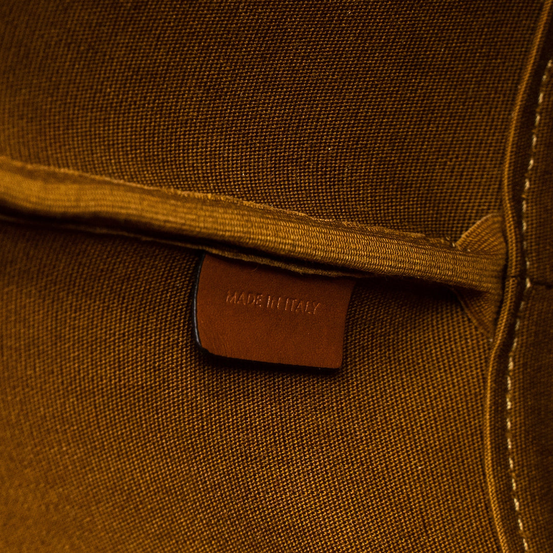 Top Quality Celine Small Bucket Bag Triomphe Canvas/Calfskin Tan