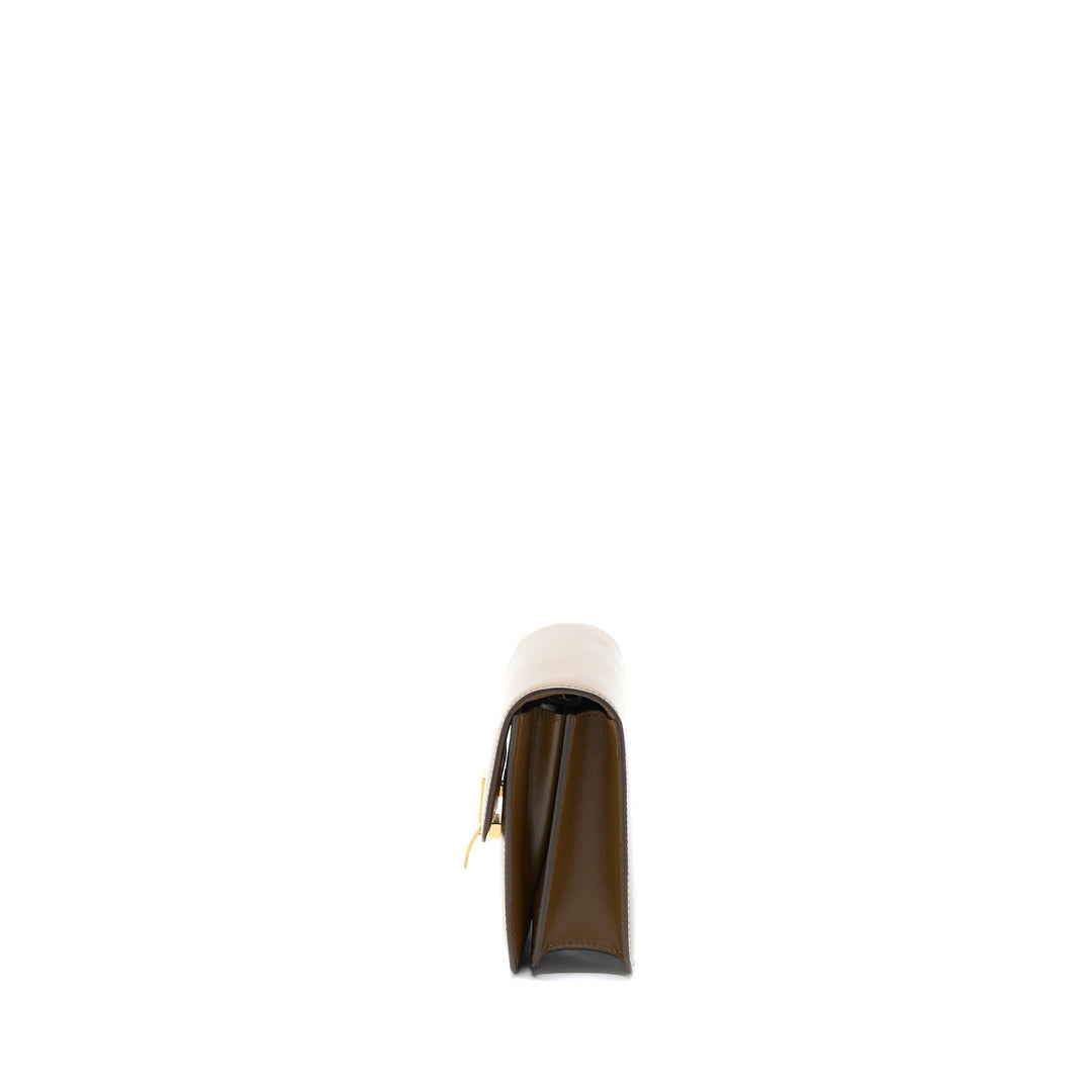 Top Quality Celine Teen Classic Bag in Box Calfskin Camel Brushed