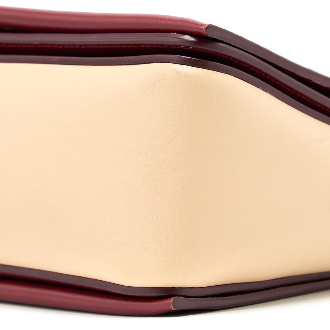Celine Frame Bag Calfskin Multicolour Red/Beige
