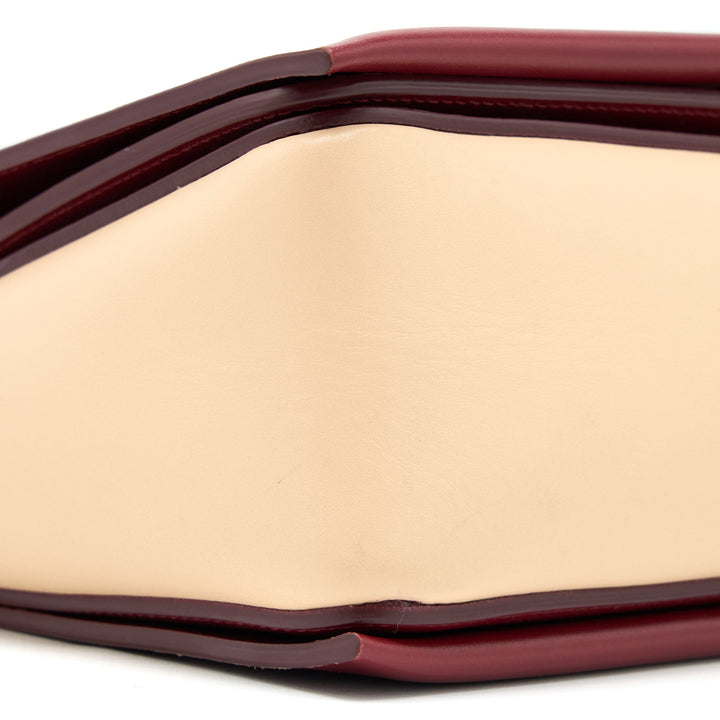 Celine Frame Bag Calfskin Multicolour Red/Beige