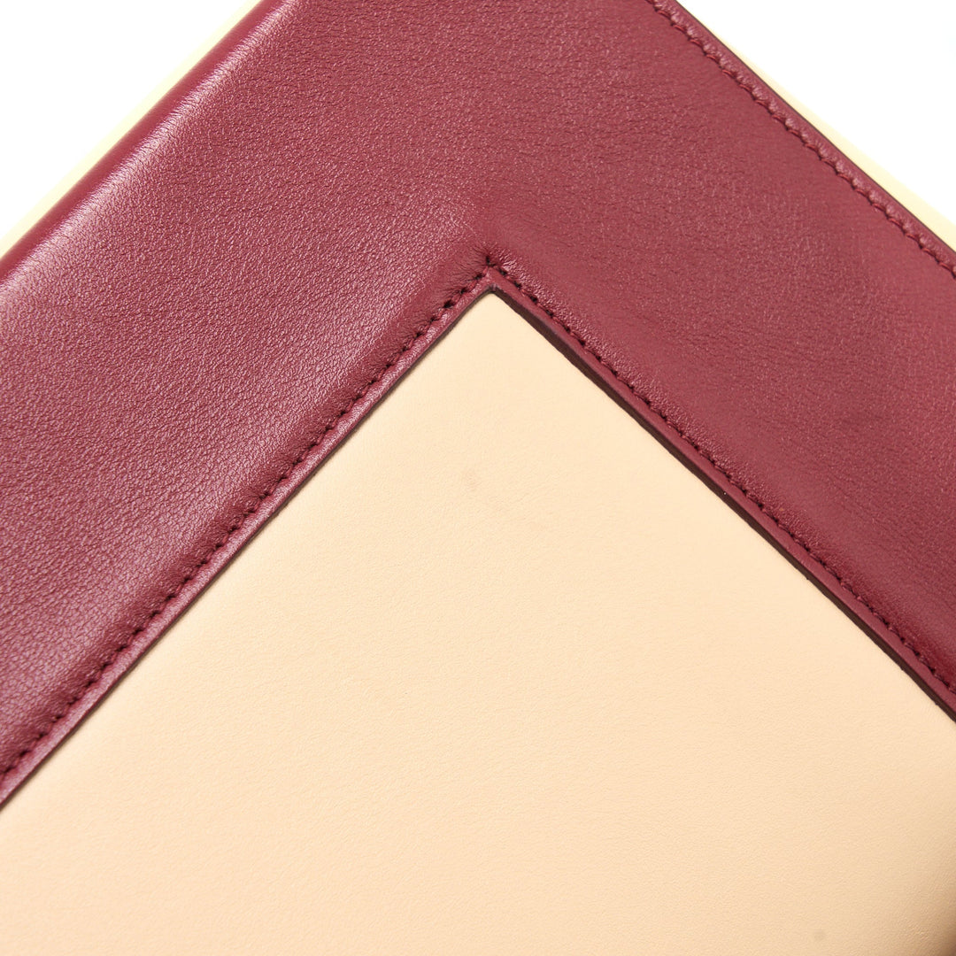 Celine Frame Bag Calfskin Multicolour Red/Beige