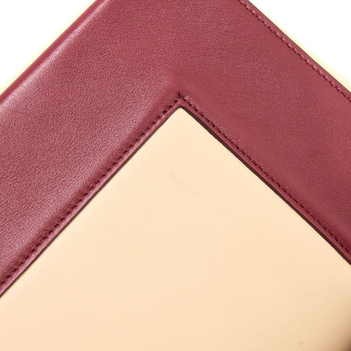 Top Quality Celine Frame Bag Calfskin Multicolour Red/Beige