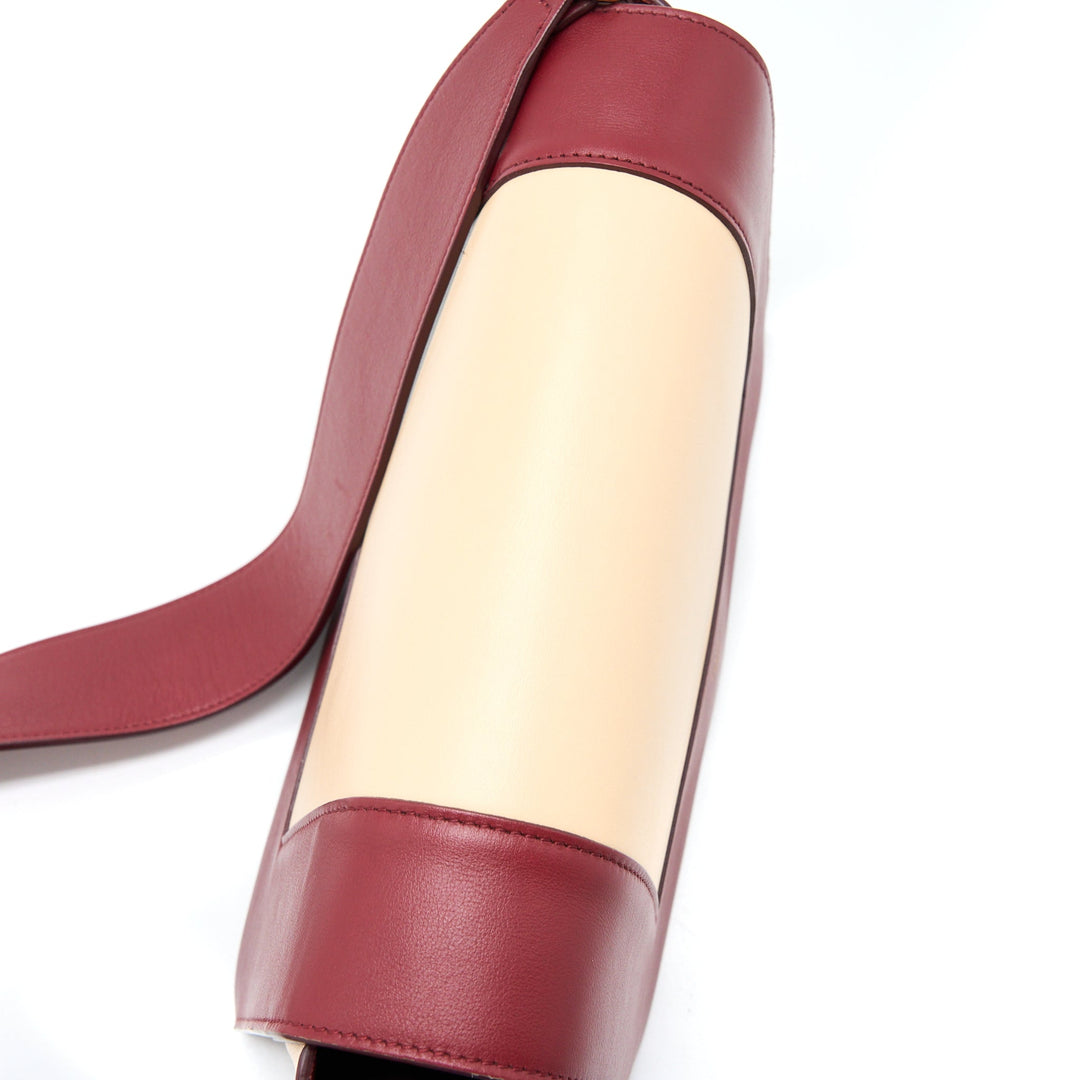 Celine Frame Bag Calfskin Multicolour Red/Beige