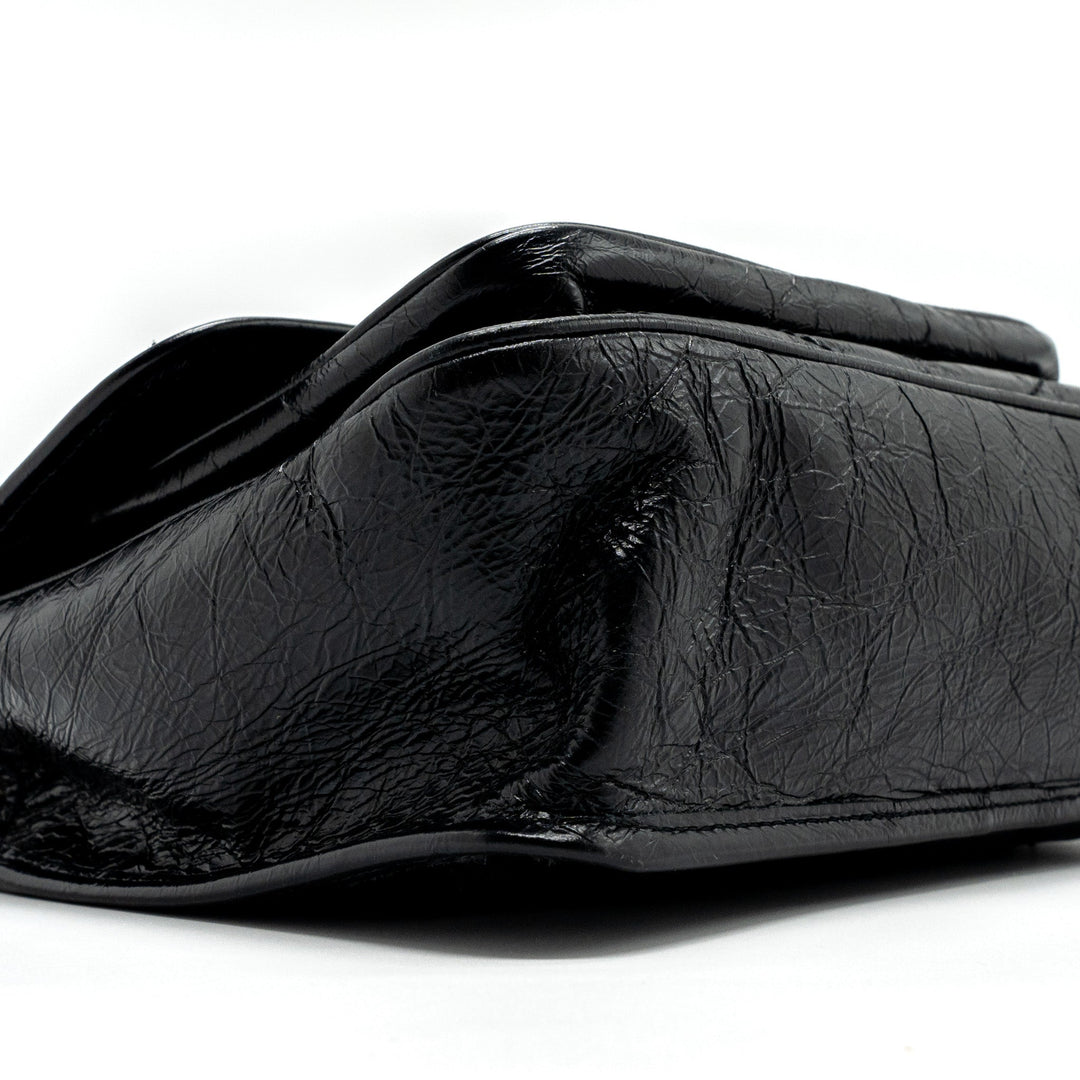 Saint laurent Medium Niki calfskin leather black SHW