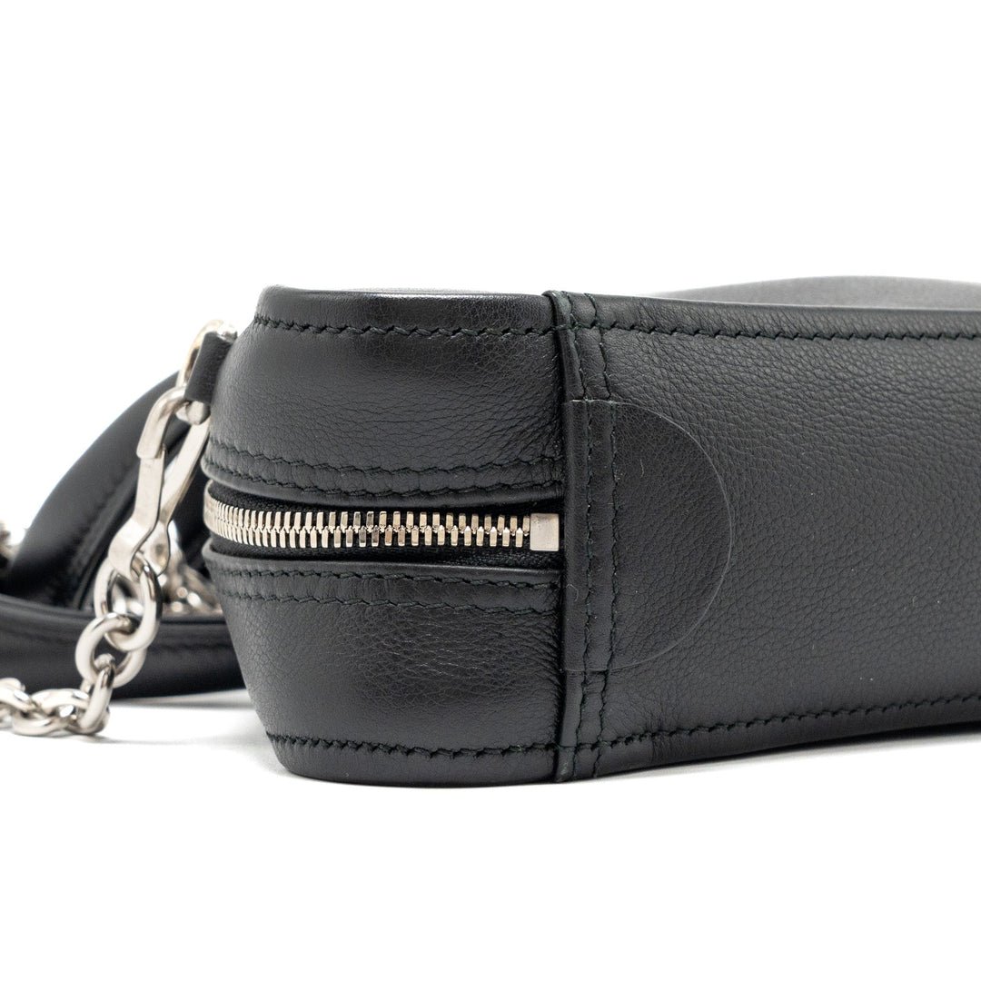 Top Quality Balenciaga triangle duffle bag calfskin black SHW