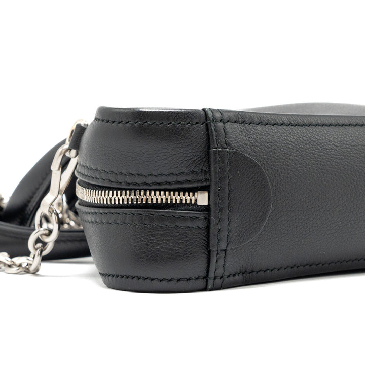 Top Quality Balenciaga triangle duffle bag calfskin black SHW