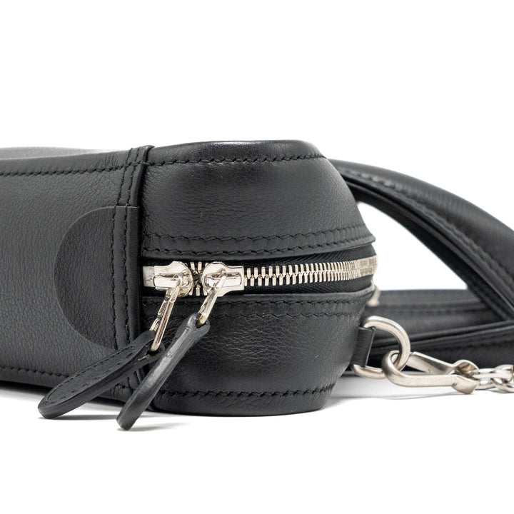 Top Quality Balenciaga triangle duffle bag calfskin black SHW