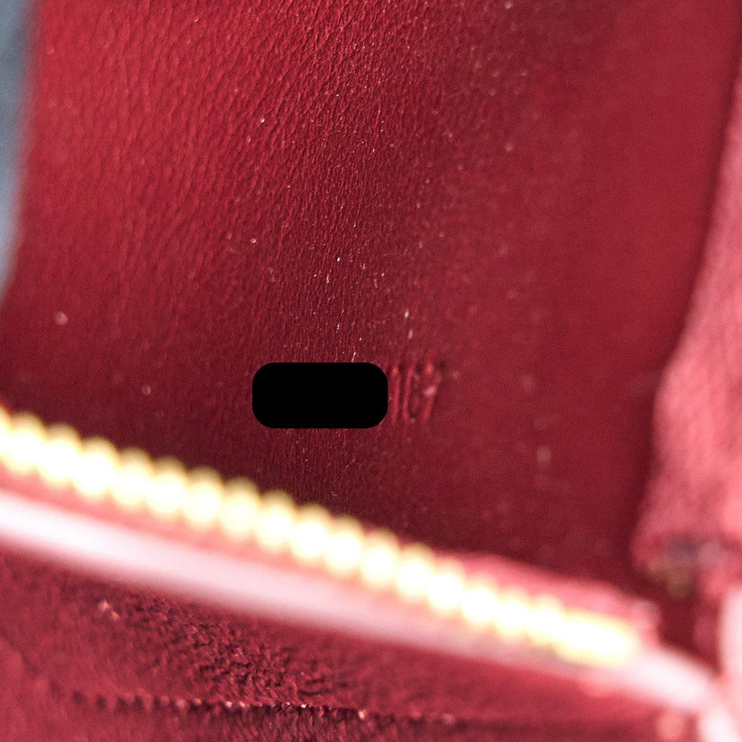 Celine Frame Bag Calfskin Multicolour Red/Beige