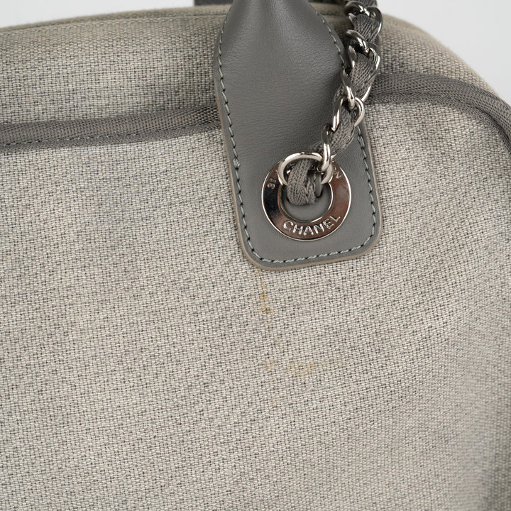 11/7 DOTD- Chanel Deauville Bowling Bag Grey