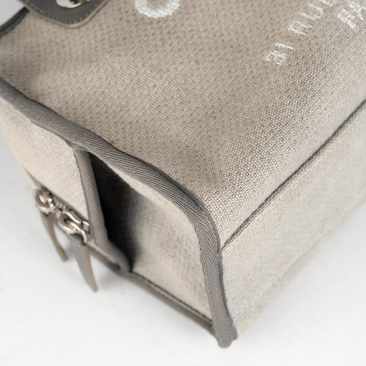 11/7 DOTD- Top Quality Chanel Deauville Bowling Bag Grey