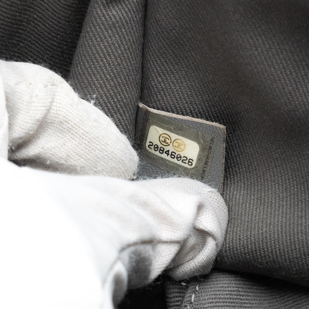 11/7 DOTD- Top Quality Chanel Deauville Bowling Bag Grey
