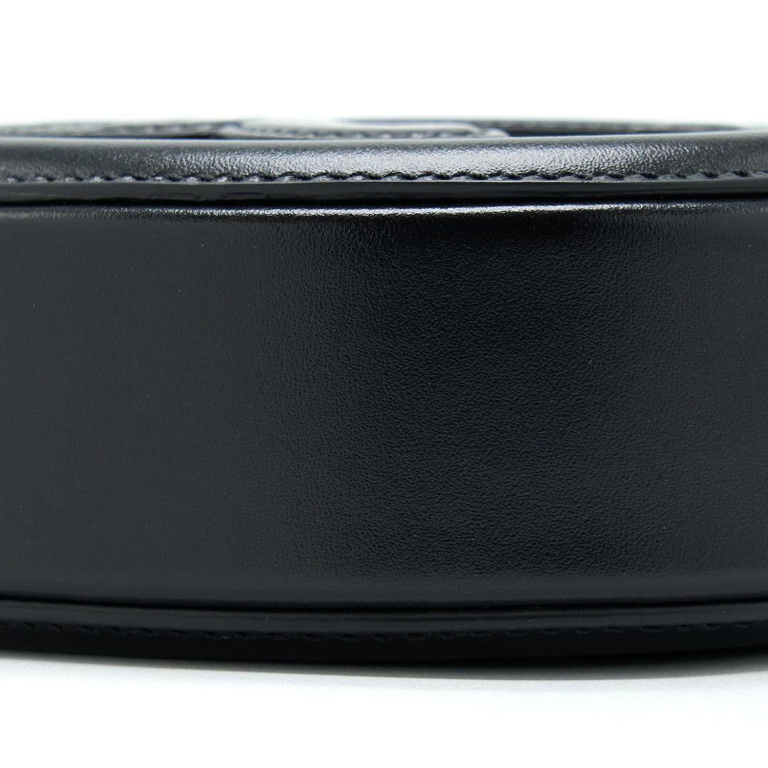 Celine Oval Bag Cuir Triomphe Calfskin/Velvet with Chain