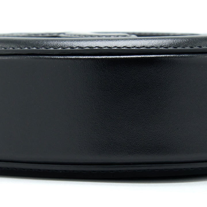 Celine Oval Bag Cuir Triomphe Calfskin/Velvet with Chain
