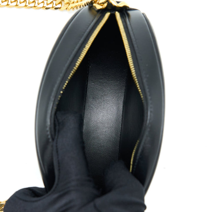 Top Quality Celine Oval Bag Cuir Triomphe Calfskin/Velvet with Chain