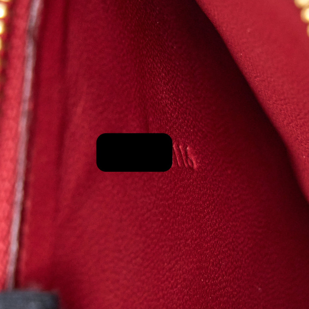 Celine Medium Classic Box Calfskin Red Brushed