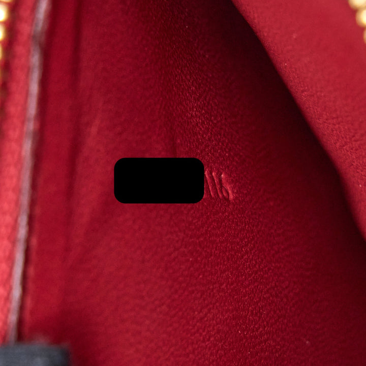 Celine Medium Classic Box Calfskin Red Brushed