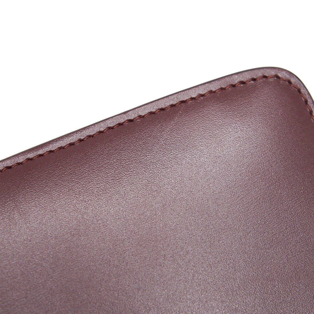 Top Quality Celine SMALL CLASSIC BAG IN BOX CALFSKIN BURGUNDY