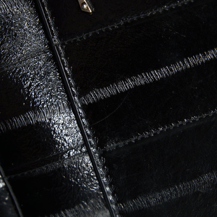 SAINT LAURENT SUNSET SHOULDER BAG BLACK SHW