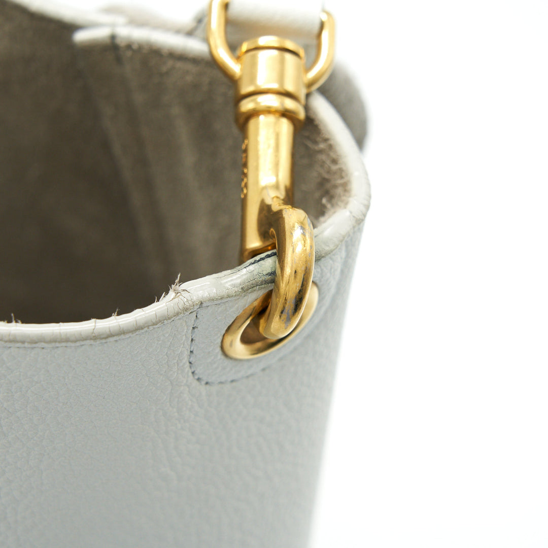 Top Quality Celine SANGLE BUCKET BAG IN WHITE