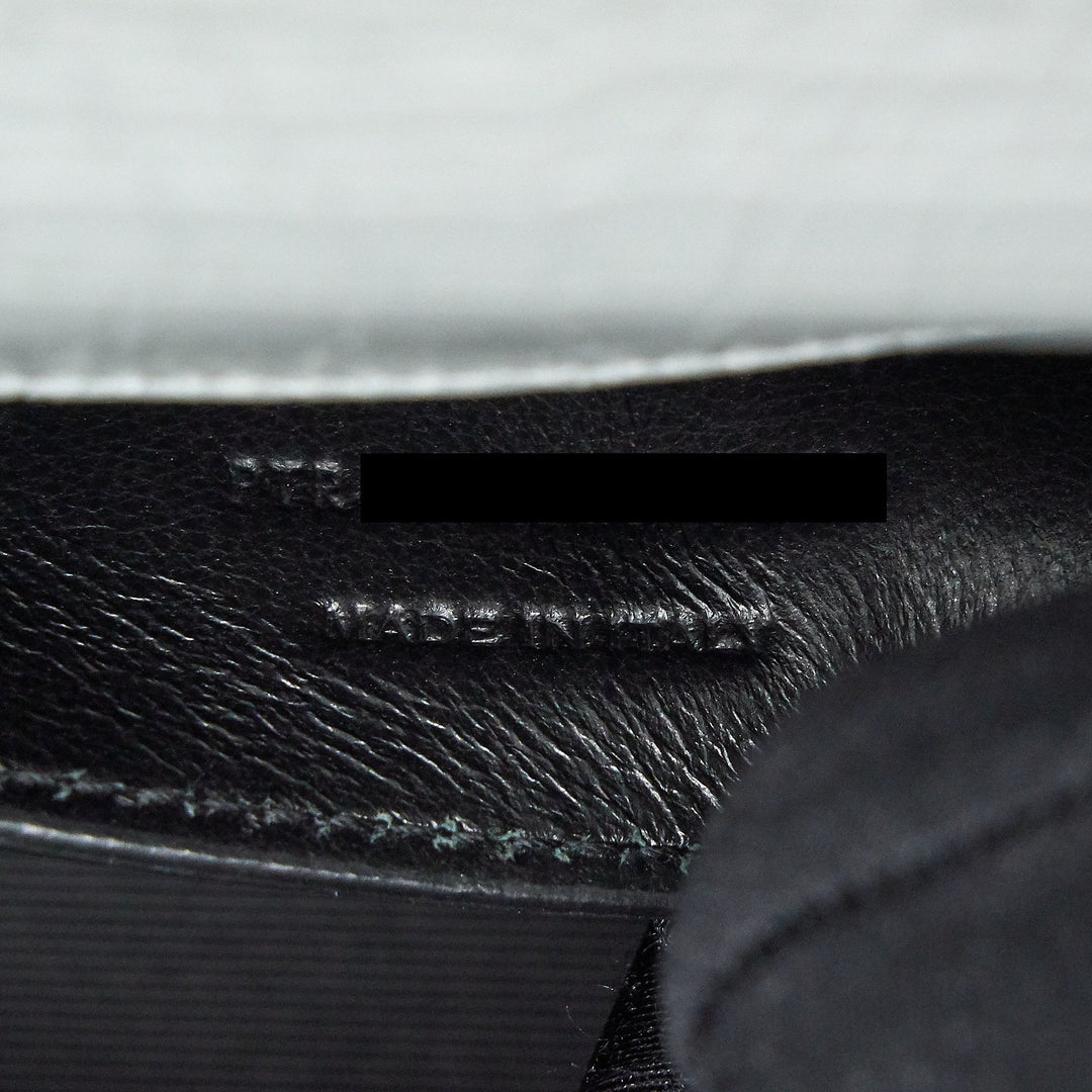 Saint Laurent/YSL Small Kate Bag Croc-Embossed with Tassel