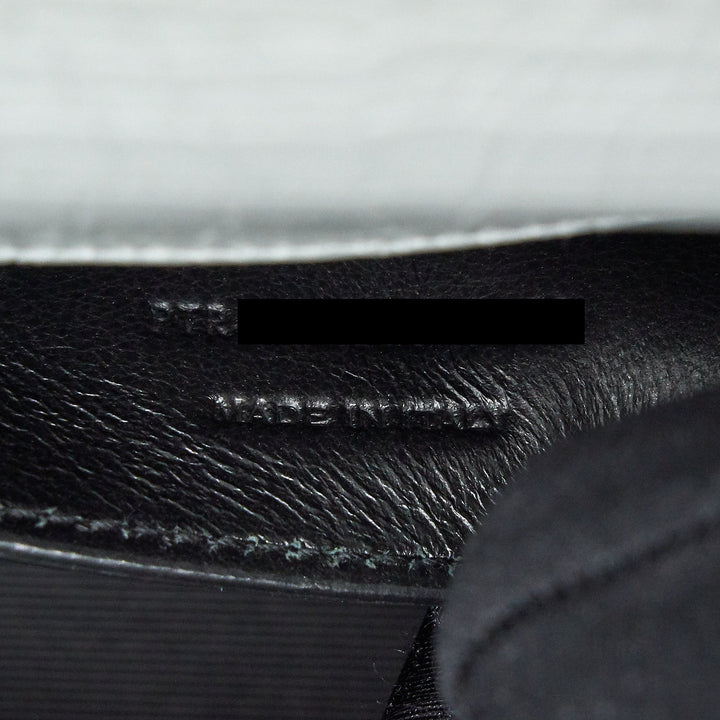 Saint Laurent/YSL Small Kate Bag Croc-Embossed with Tassel