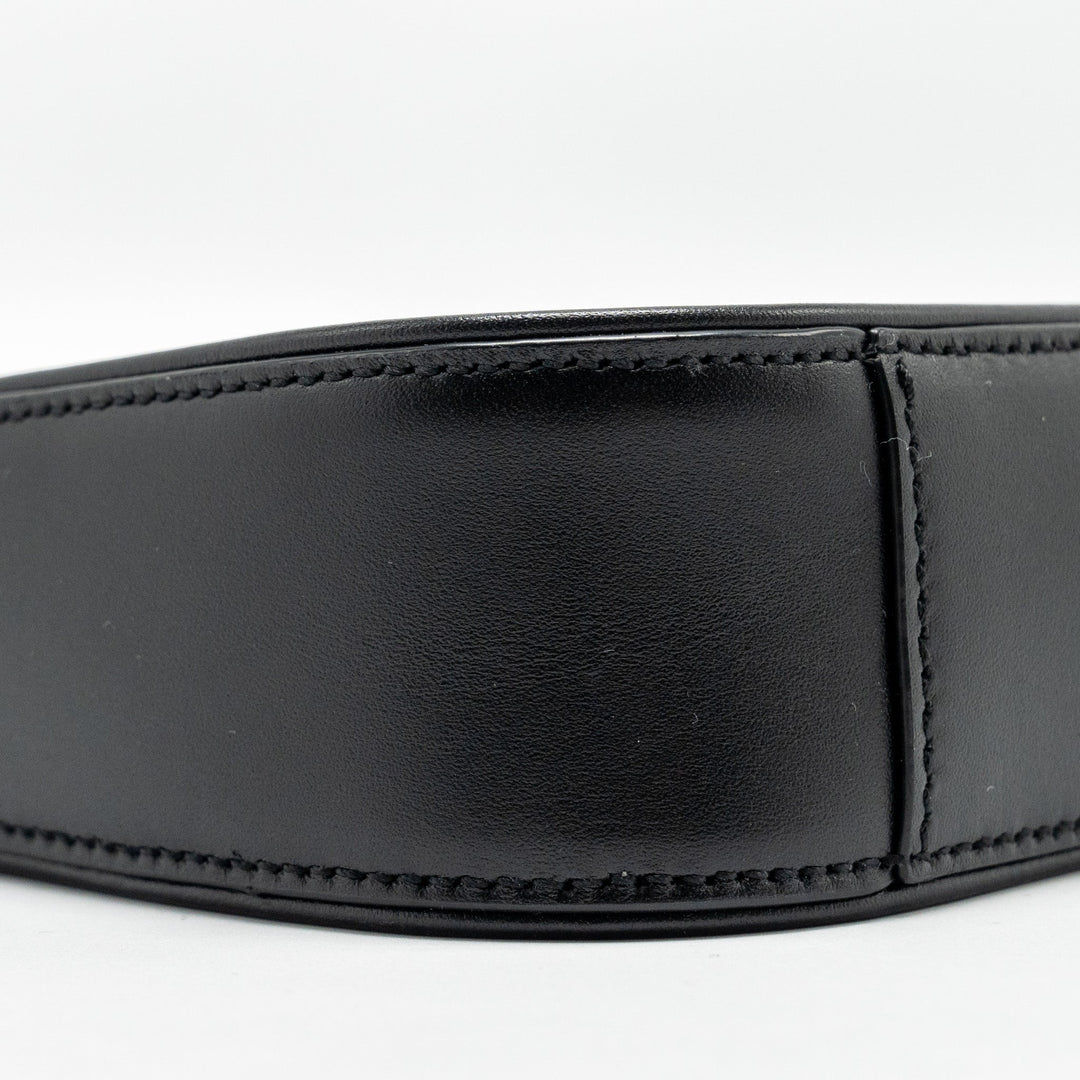 Saint Laurent / YSL Mini LE 5 A 7 Hobo Bag Smooth Calfskin Black GHW