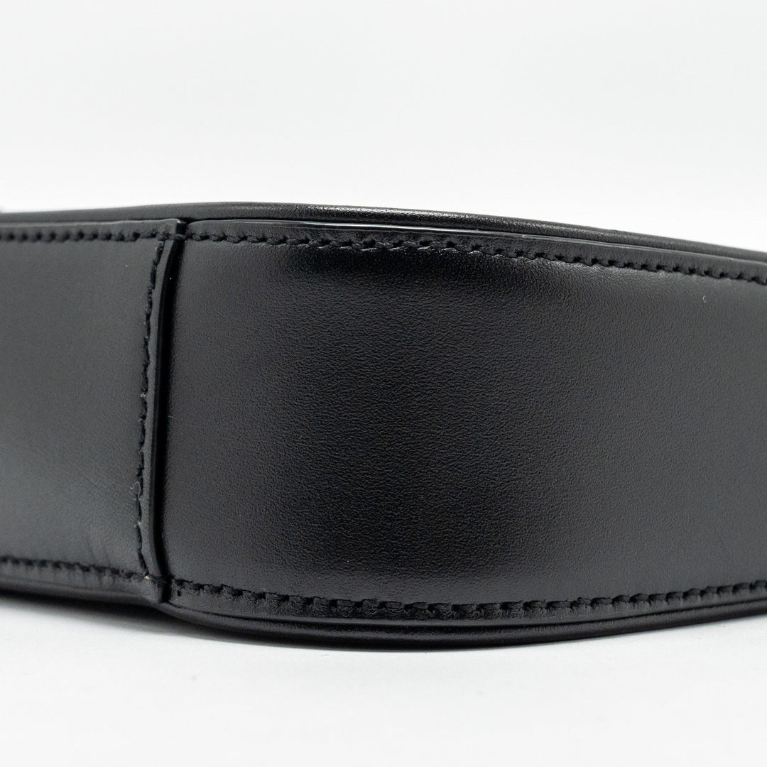 Saint Laurent / YSL Mini LE 5 A 7 Hobo Bag Smooth Calfskin Black GHW