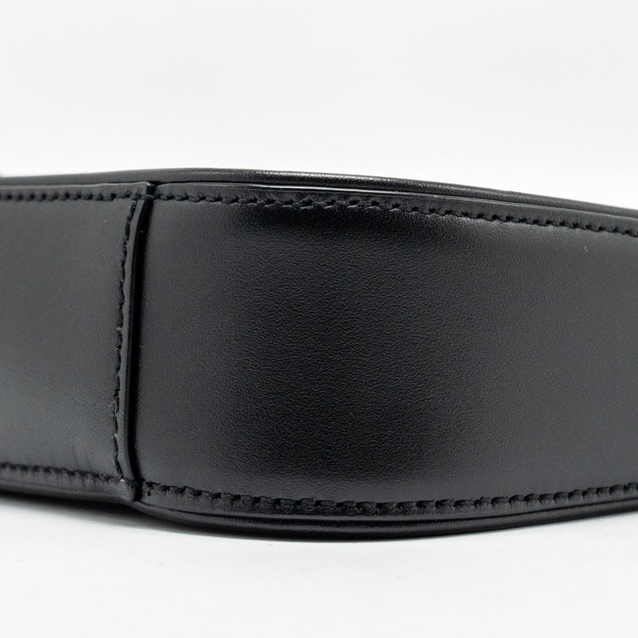 Saint Laurent / YSL Mini LE 5 A 7 Hobo Bag Smooth Calfskin Black GHW