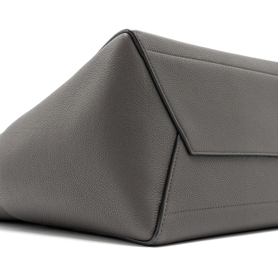 Celine Sangle Bucket Grained Calfskin Grey