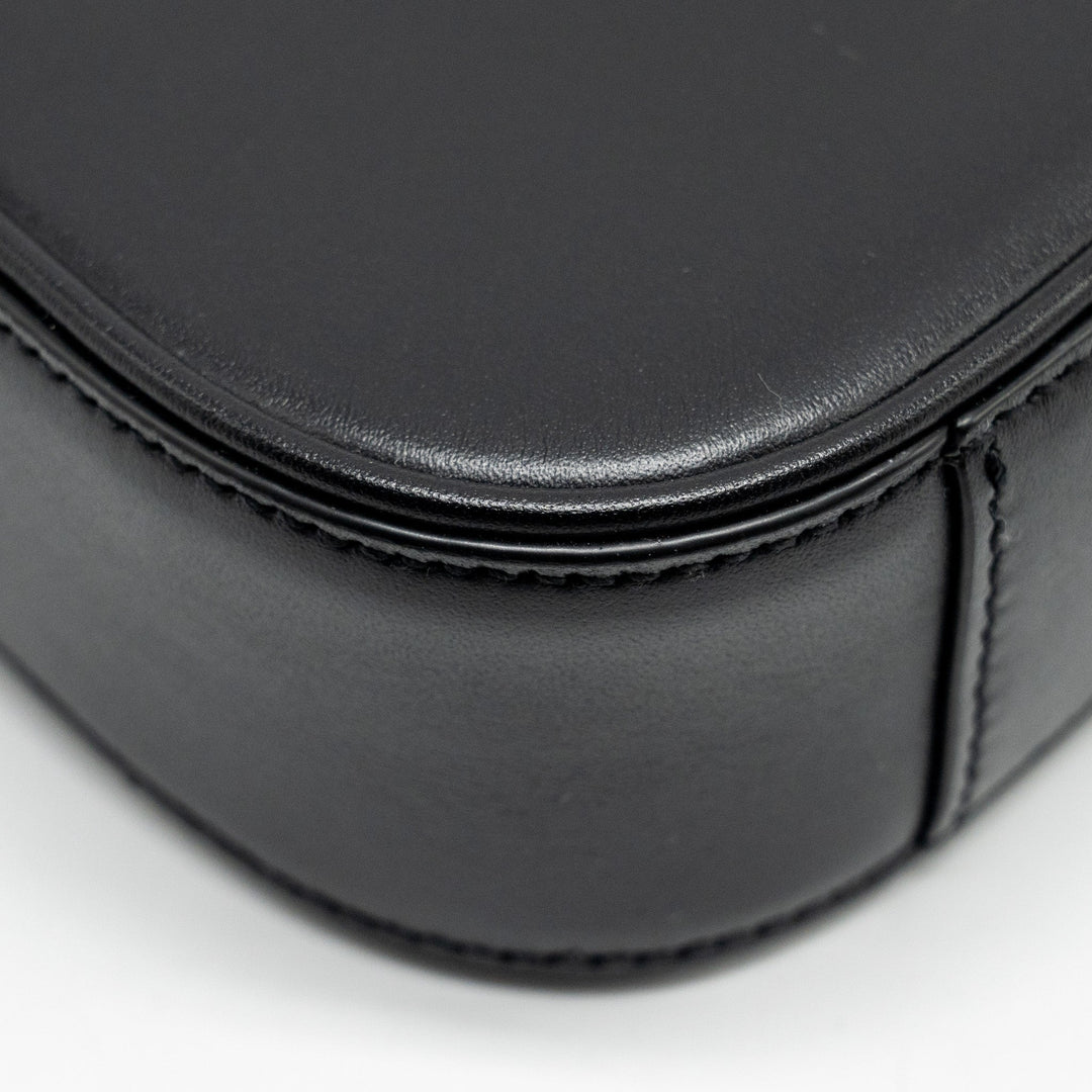 Saint Laurent / YSL Mini LE 5 A 7 Hobo Bag Smooth Calfskin Black GHW