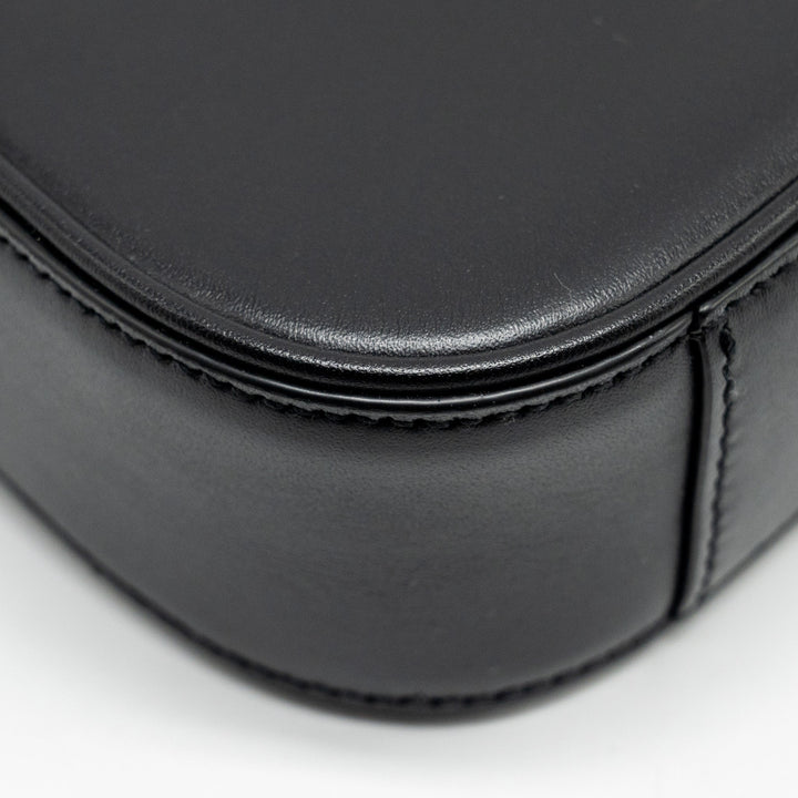 Saint Laurent / YSL Mini LE 5 A 7 Hobo Bag Smooth Calfskin Black GHW