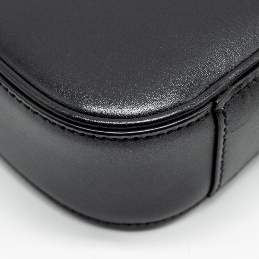 Saint Laurent / YSL Mini LE 5 A 7 Hobo Bag Smooth Calfskin Black GHW