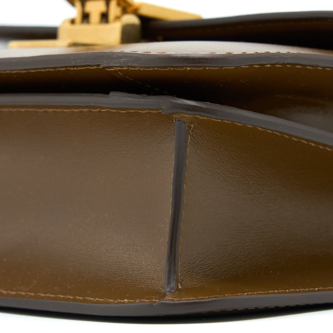 Top Quality Celine Teen Classic Bag in Box Calfskin Camel Brushed