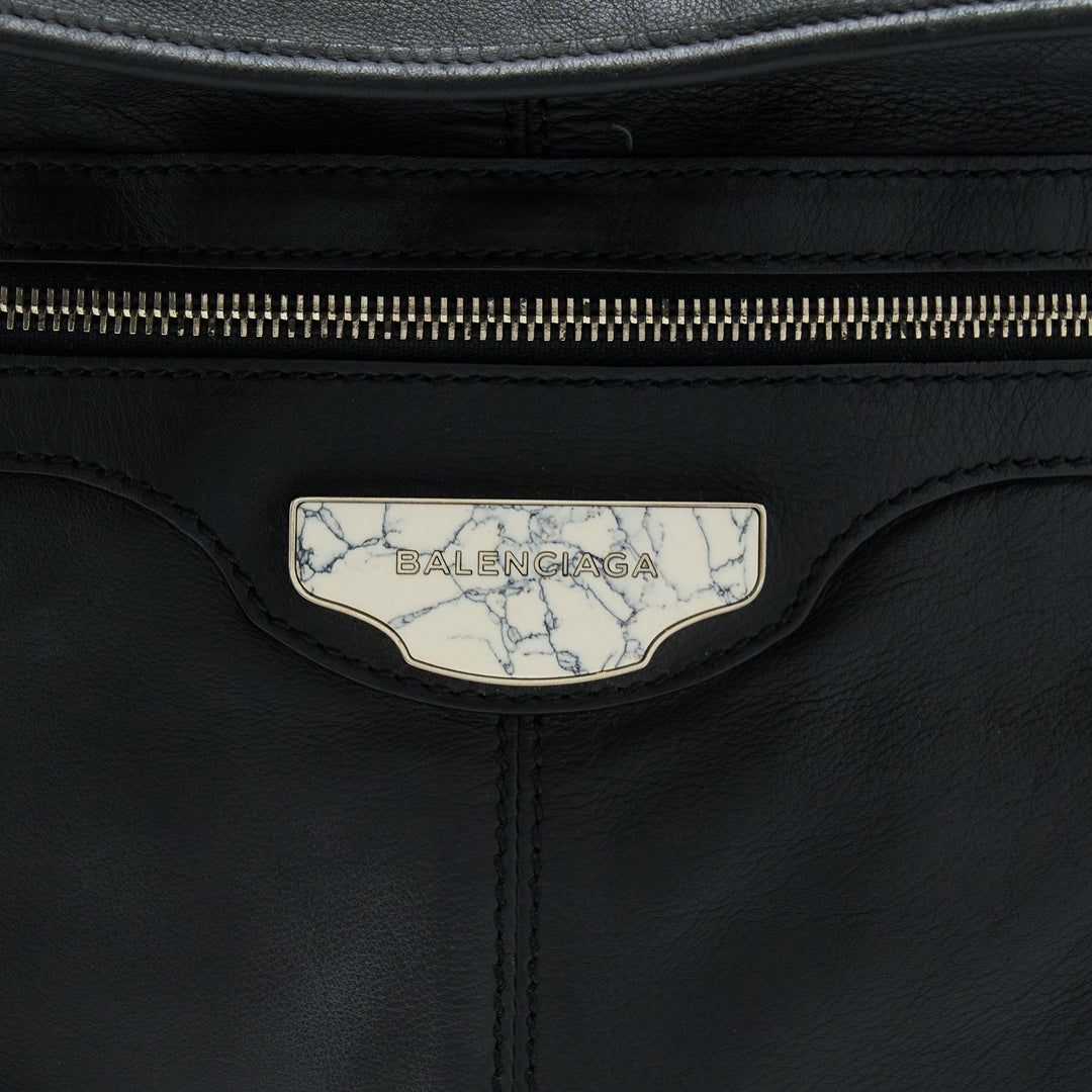 balenciaga Backpack Calfskin Black SHW
