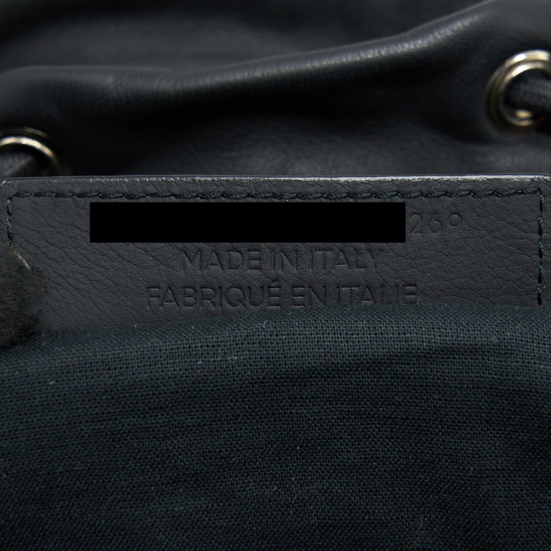balenciaga Backpack Calfskin Black SHW