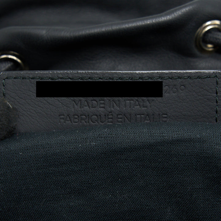 balenciaga Backpack Calfskin Black SHW