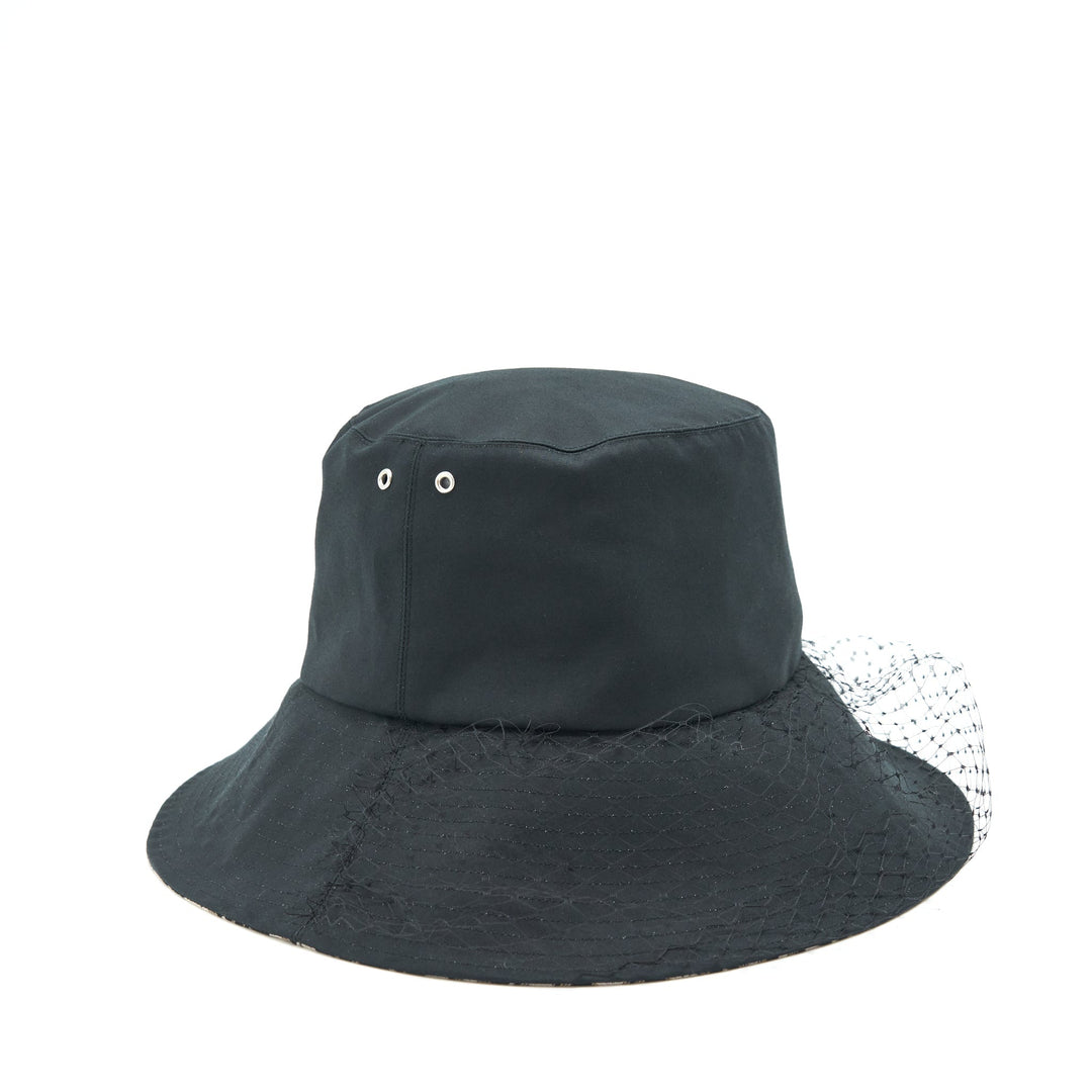 Top quality Dior Size 57 Teddy-D Brim Bucket Hat With Veil