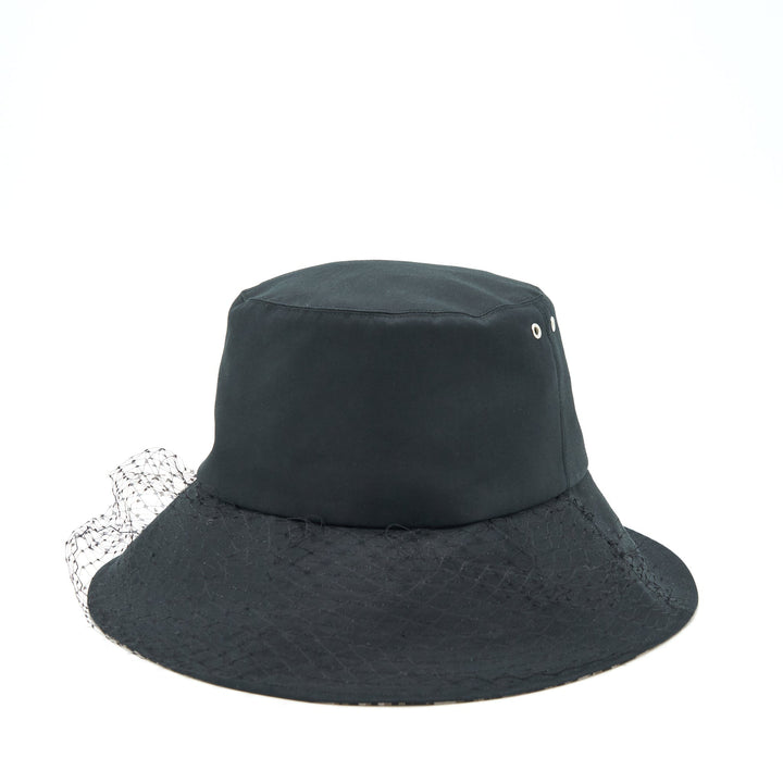 Top quality Dior Size 57 Teddy-D Brim Bucket Hat With Veil