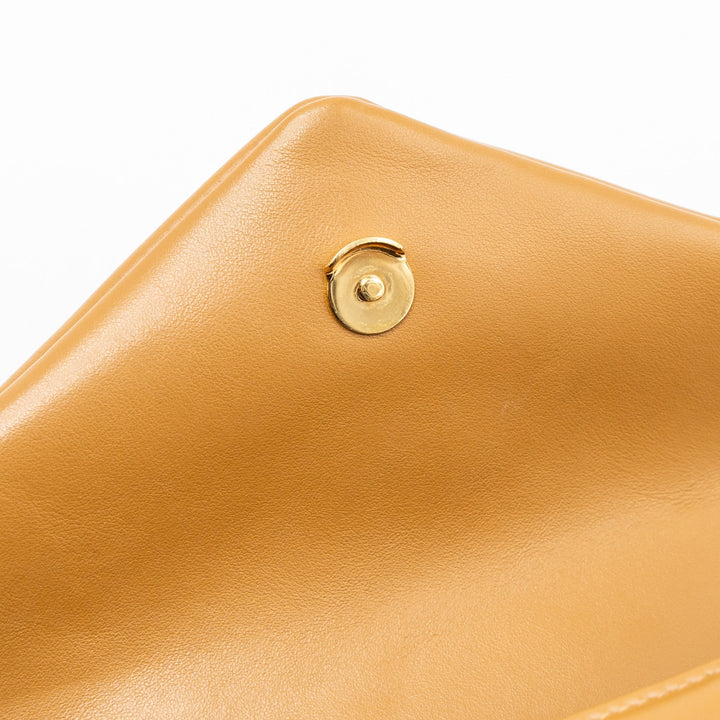 Saint Laurent Toy Loulou Toy Strap bag calfskin caramel GHW