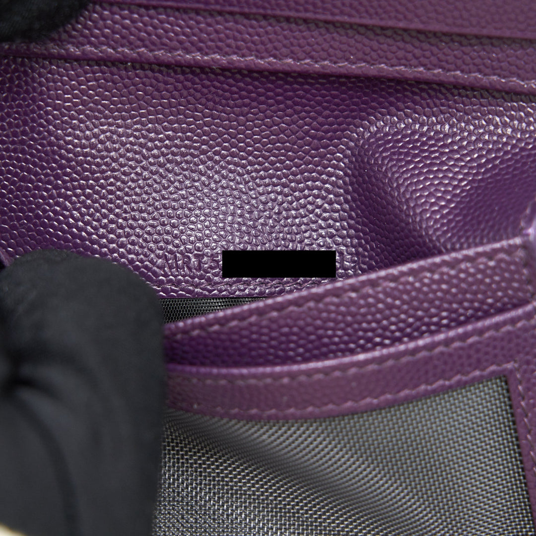 Saint Laurent Quilted Monogram Wallet